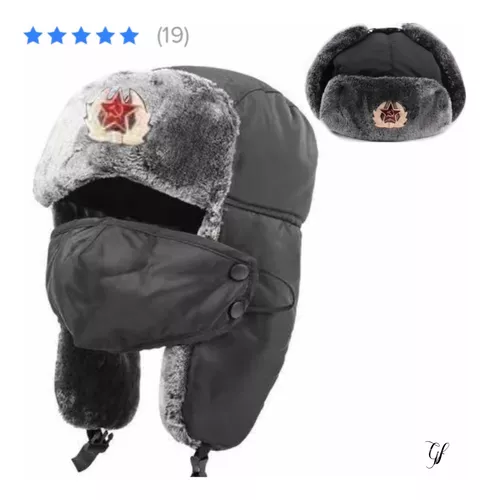 Ushanka Gorro Ruso Esquí Soviético Aviador Militar Shapka –