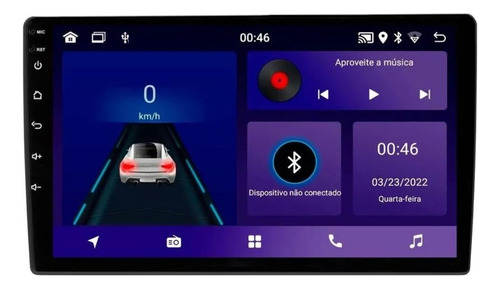 Central Multimídia Adak - Pad 9'' Com Carplay E Android Auto