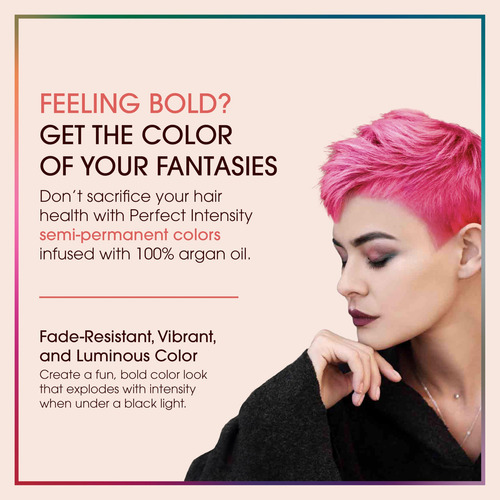 Tinte Cabello Semipermanente Intenso Con Aceite De Argán -
