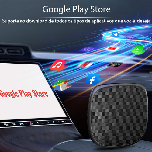 2 Em 1 Carplay Android Auto Sem Fio Wi-fi Universal Adaptadorsuporte Bluetooth, Converte Fio Em Sem Fio Por Cabo Extensão Usb/usb-c/type-ccom iPhone Ios 10+ / Android 11+
