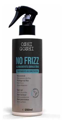 Oshi Goshi Alinhamento Uso Obrigatório No Frizz 250ml