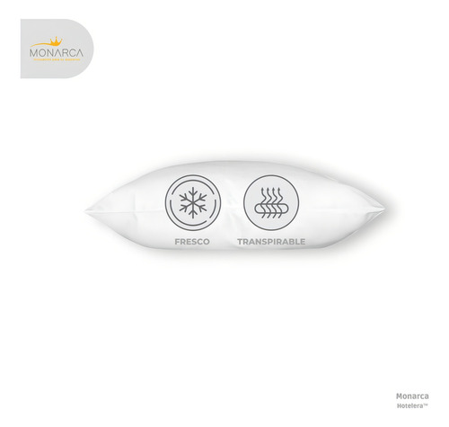 Monarca Hotel Basic 2 almohadas blancas 87x47cm