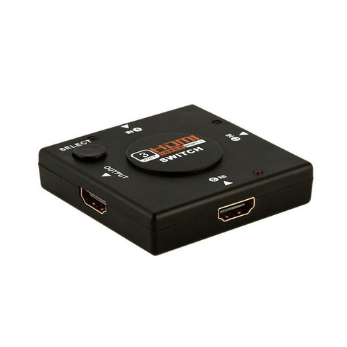 Mini Hub Dispositivo Hdmi Switch Splitter Seletor 3 Portas