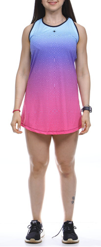 Vestido Beach Tennis C/ Shorts Rosa Degarde Beachwear