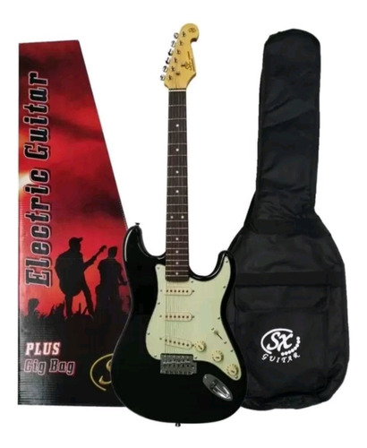 Guitarra Stratocaster Sst62 Sx Black Vintage Series- Capa