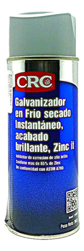Crc 1p Galvanizador En Frío Secado Instantáneo, Zinc It 368g
