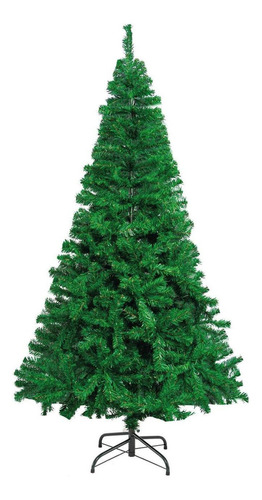 Arbol De Navidad Pino Artificial 1.80m Frondoso Follaje Color Verde Tamaño G