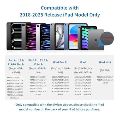 Lápiz De Lápiz Óptico Para iPad Air 2024 Pulgadas M2, De De