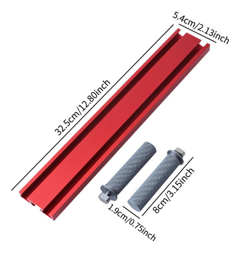 T Pista Para Accesorios De Carpintería Versátil 19 Mm