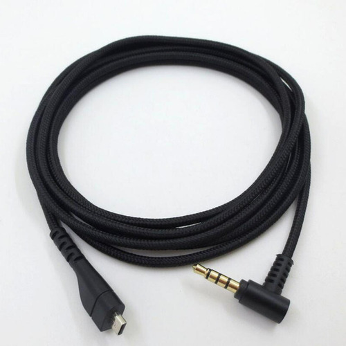 Cable De Audio Para Auriculares Desmontable 2m / 6.5 Plata