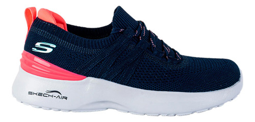 Tenis Lifestyle Skechers Skech Air Dynamight - Azul-rosa