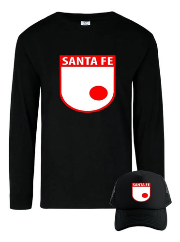 Camiseta Santa Fe Manga Larga Camibuso Obsequio Gorra