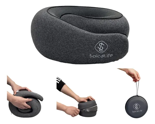 Almohada De Viaje Memoria Espuma Ajustable Box Moda