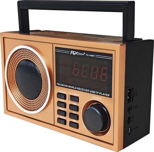 Parlante Reproductor Recargabl Usb Bluetooth Radio + Gratis!