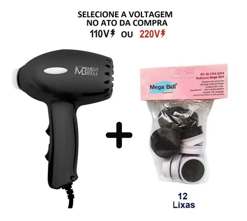 Imagem 6 de 7 de Aparelho Pedicuro Lixa Elétrica Esfoliador Pés 110v Ou 220v