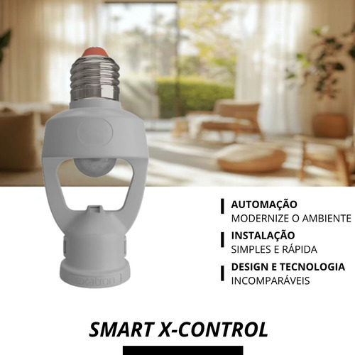 Kit 2 Sensor De Presença Soquete E27 Fotocélula App Celular