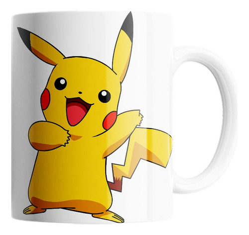 Mug Pocillo De Cerámica Pikachu Pokémon De 11 Onzas