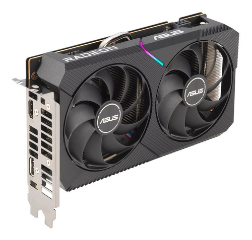 Imagen 4 de 10 de Placa De Video Asus Rx 6500 Xt Dual 4gb Gddr6 Radeon