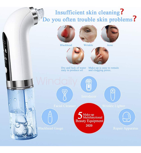 Aspiradora Eléctrica De Microburbujas Pequeñas Remover Pore