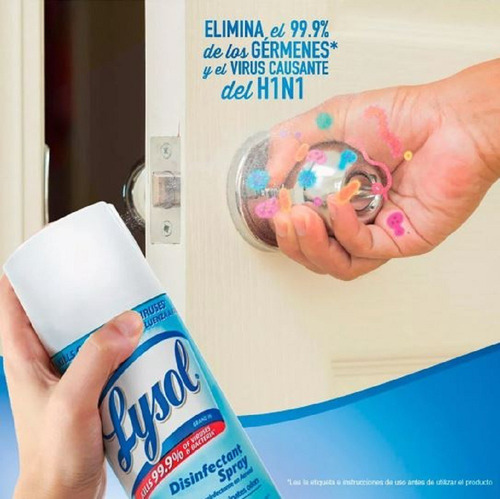 Lysol Spray Disinfectante 4pz X 562ml