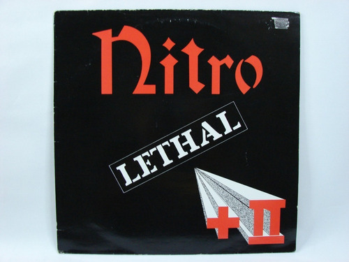 Vinilo Nitro Lethal + Ii 1984 Bélgica Ed.