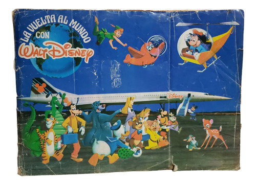 La Vuelta Al Mundo Walt Disney Album Estampas Vintage