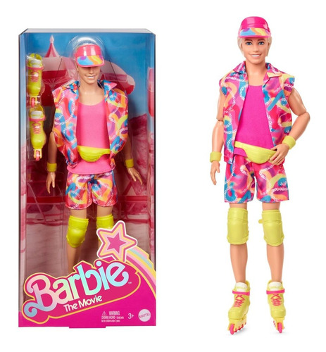 Barbie The Movie - Ken Patinador Con Rollers - Mattel -