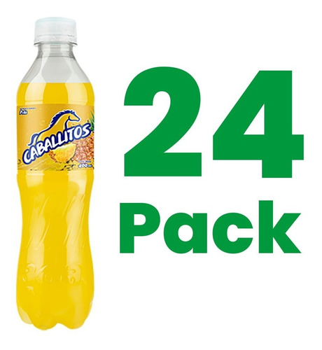 24 Pack Caballitos Piña  400 Ml