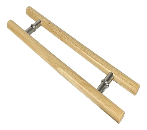 comprar Manija Puerta Vemni 1 Juego Vidrio Madera Maciza Tirador