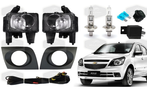 Kit Faros Auxiliares  Agile 2009 2010 2011 2012