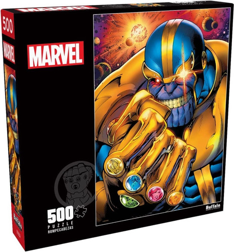 Rompecabezas Marvel Thanos Infinity Gauntlet 500 Pz Avengers