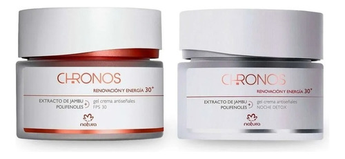 Kit Crema Antiedad Chronos Día + Noche 30años+ Natura