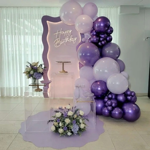 50pz 10 Pulgada 2.2g Globo Latex Alta Calidad Para Fiestas Macaron Purple Macaron-10-50-purple