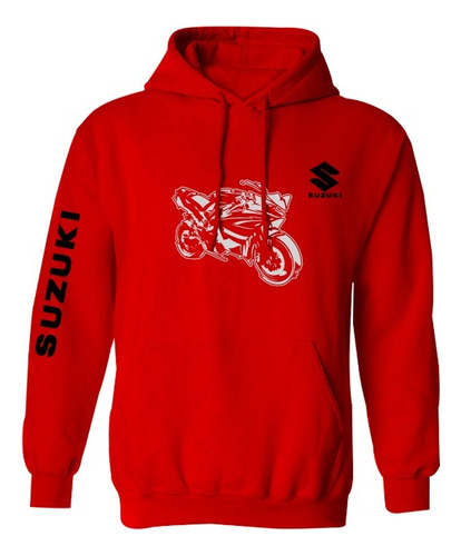 Sudadera Mod Suzuki Moto Gsxr R600 Estampado Reflejante