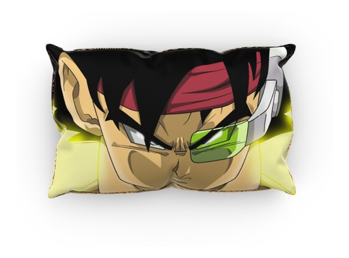 Cojin Almohada Bardock Face Dragon Ball Anime Diseño Unico Diseño De La Tela Lisa