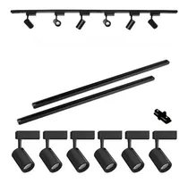 Comprar Kit Trilho Eletrificado 2,5m + 9 Spots Led 7w Direcionavel 