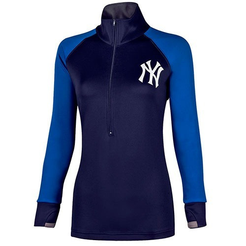 Sudadera Beisbol Yankees Majestic Mujer Marino 77347 Q3