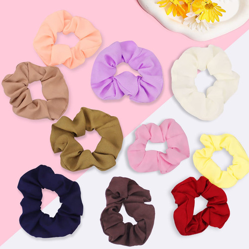 45pcs Ligas Para Cabello, Scrunchies Para Cabello Y Cabello