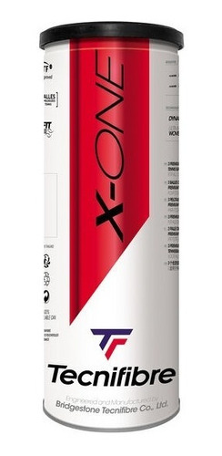 Tubo Pelota Tecnifibre X One X3 Tenis Tecnologia X D-core