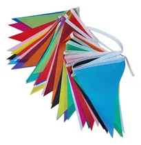 Comprar Banderines Guirnaldas De Colores Aptos Exterior Largo 20 Mts