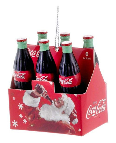 Paquete De 6 Adornos De Coca-cola