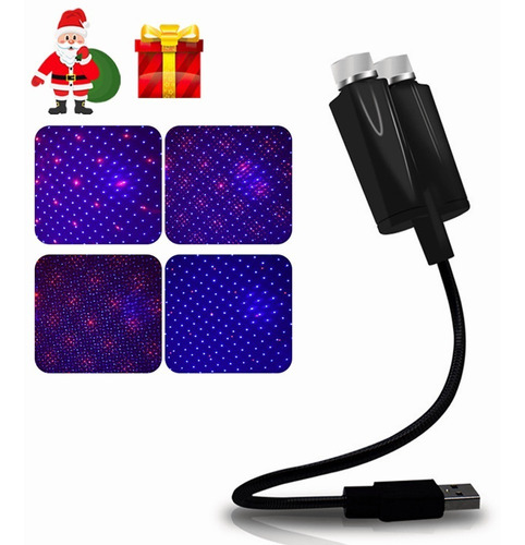 Proyector Cielo Estrellado Luminoso Portátil Usb Dos Color