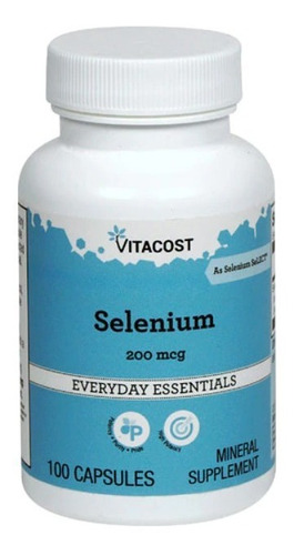 Selenium - Selenio 200 Mcg - 100 Capsulas