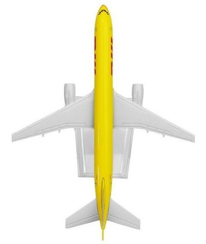 Imagem 4 de 4 de Miniatura Boeing 757-200 Dhl - 16 Cm