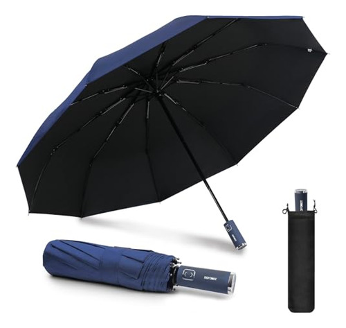 Paraguas Dofowot  De Protección Uv Para Lluvia A Prueba De V