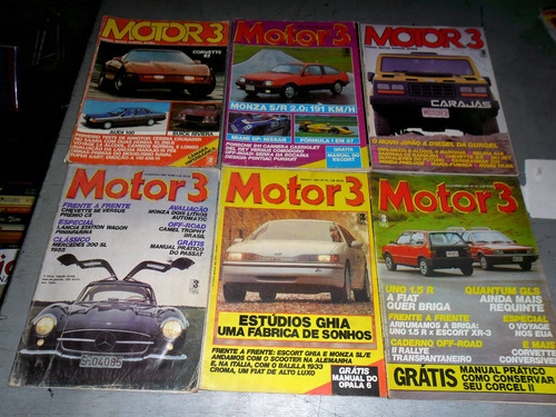 Coleção Completa Revista Motor 3 - 83 Edições Oferta !!!!
