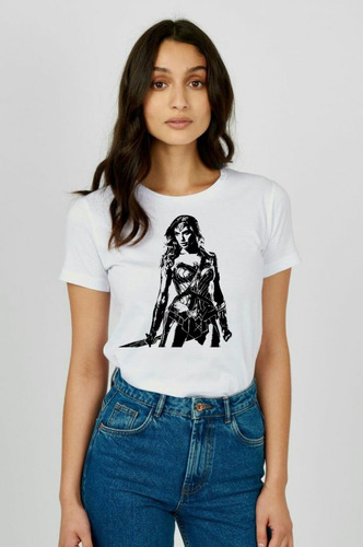 Hermosa Camiseta De Mujer Diseño Mujer Maravilla