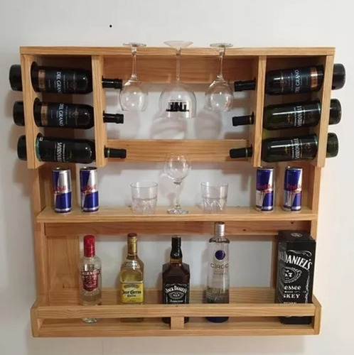 Vinoteca Madera C/copero 80x80 Cm