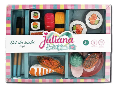 Juliana Set De Sushi Sweet Home Sisjul065 Mundotoys