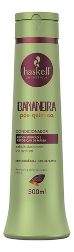 Kit Shampoo Condicionador 500ml Haskell Bananeira